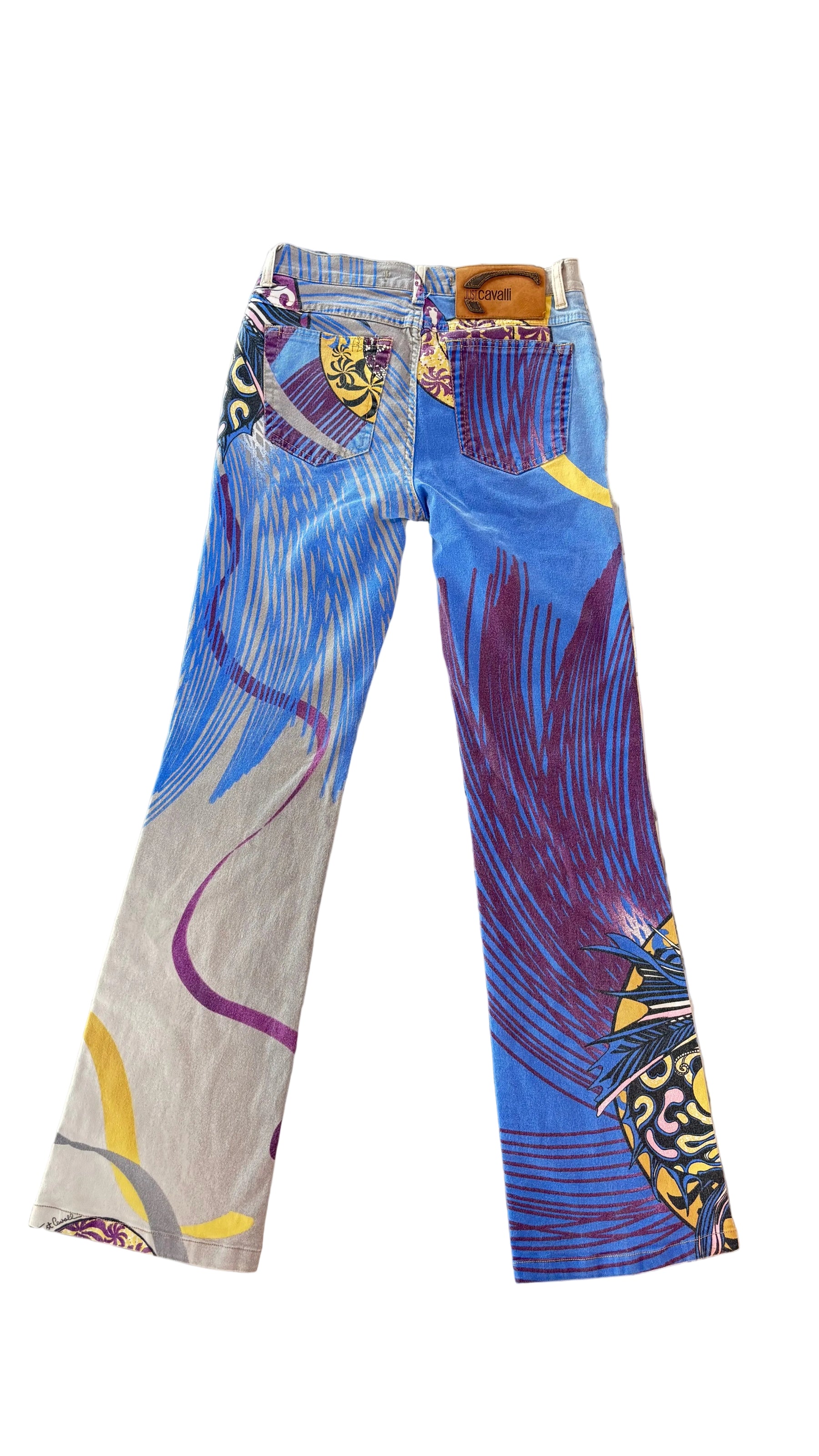Multicolor Printed Just Cavalli Pants