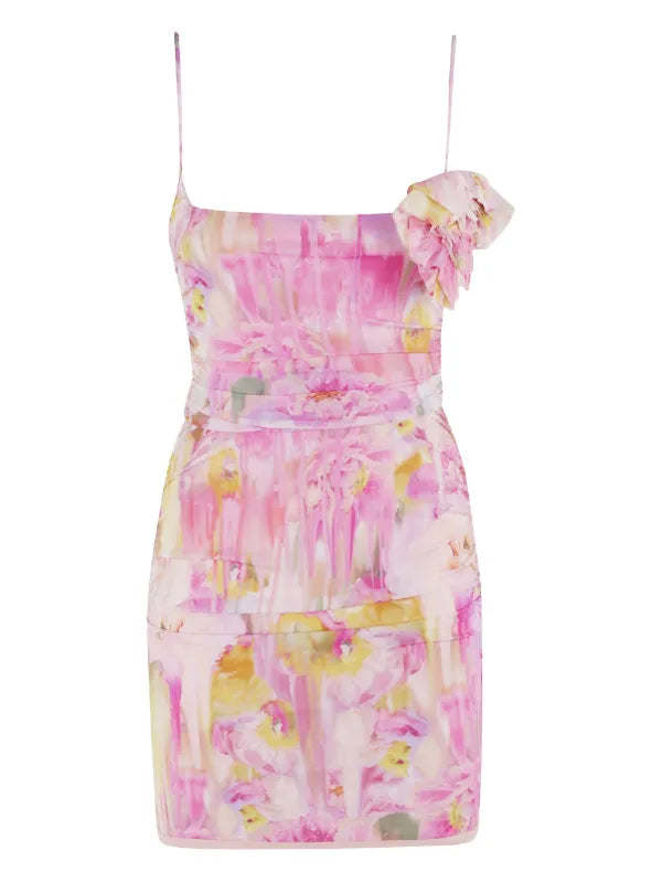 Blumarine Floral Jersey Dress