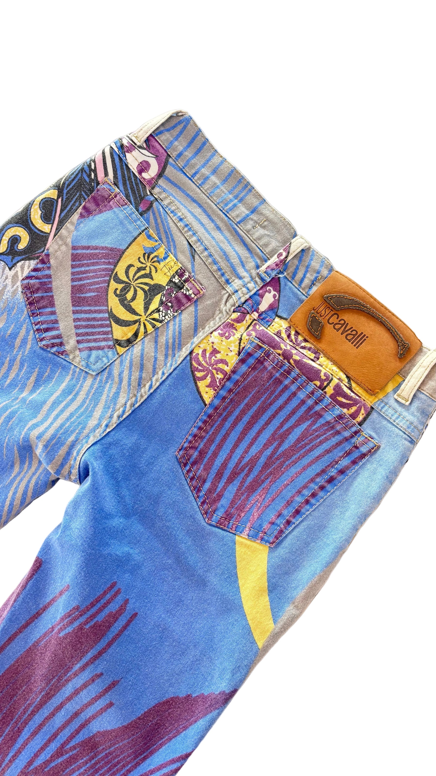 Multicolor Printed Just Cavalli Pants