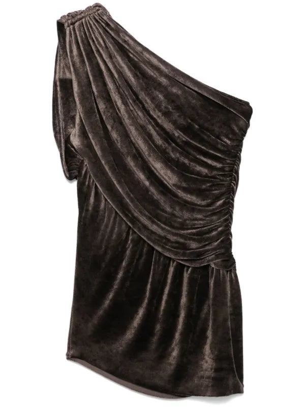 Rick Owens Velour Amira Knit Top